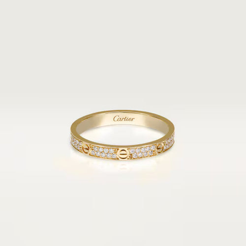 Cartier Love Ring Mini Model Paved
